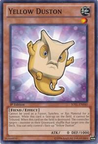 Yellow Duston JOTL-EN040 card from Judgment of the Light