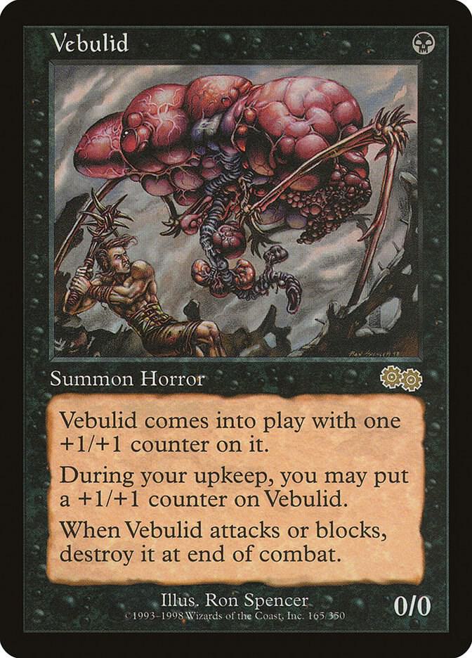 Vebulid 165 card from Urza's Saga
