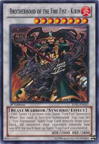 Brotherhood of the Fire Fist - Kirin JOTL-EN042 card from Judgment of the Light