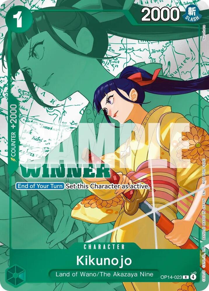 Kikunojo (Winner Pack 2026 Vol. 3) OP14-023 card from One Piece Promotion Cards
