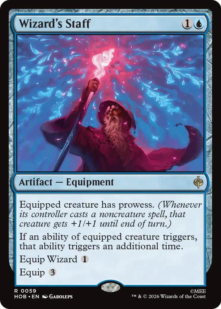 Wizard's Staff 59 card from The Hobbit