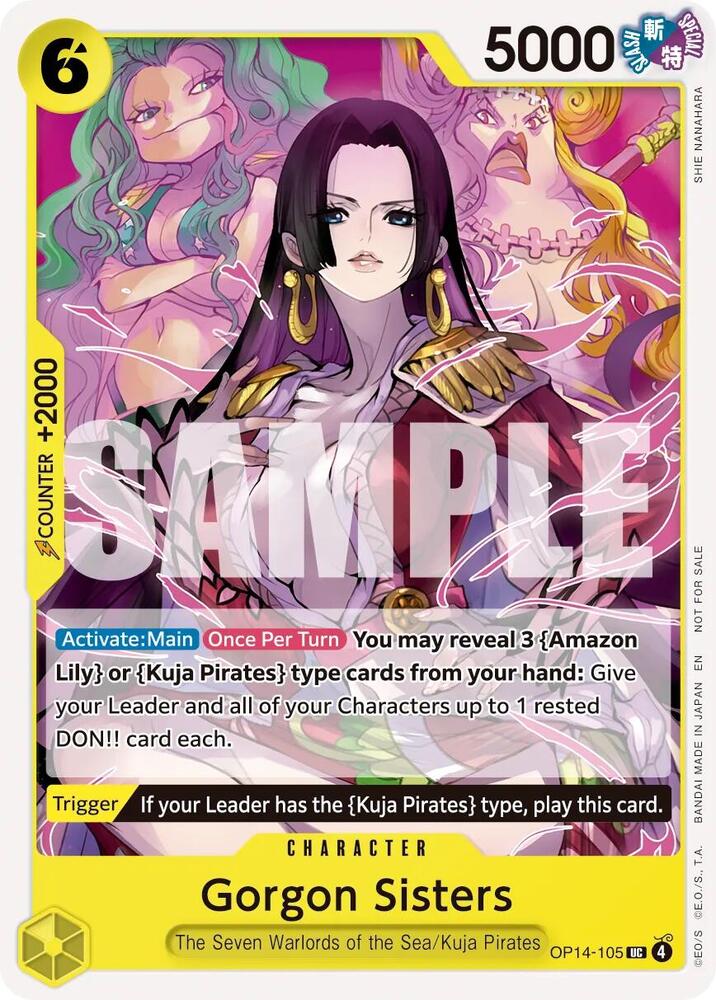Gorgon Sisters (Tournament Pack 2026 Vol. 3) OP14-105 card from One Piece Promotion Cards
