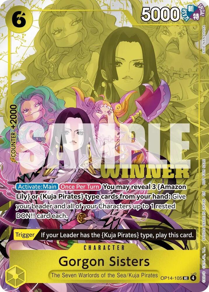 Gorgon Sisters (Winner Pack 2026 Vol. 3) OP14-105 card from One Piece Promotion Cards