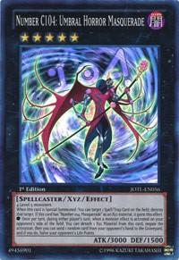 Number C104: Umbral Horror Masquerade JOTL-EN056 card from Judgment of the Light