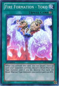 Fire Formation - Yoko JOTL-EN065 card from Judgment of the Light