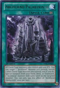Archfiend Palabyrinth JOTL-EN066 card from Judgment of the Light