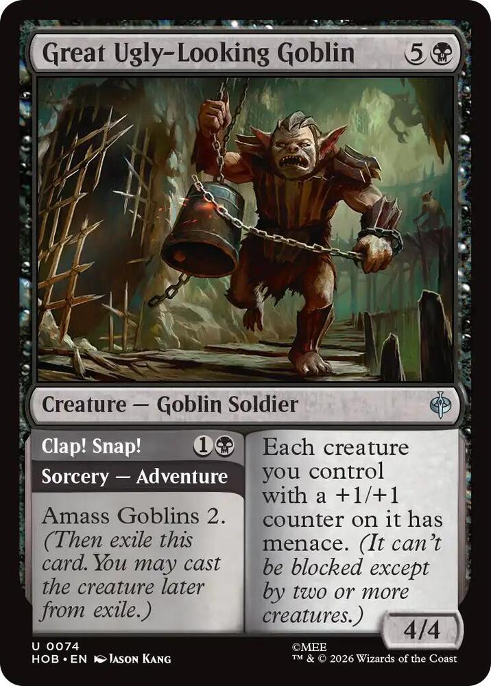 Great Ugly-Looking Goblin 74 card from The Hobbit