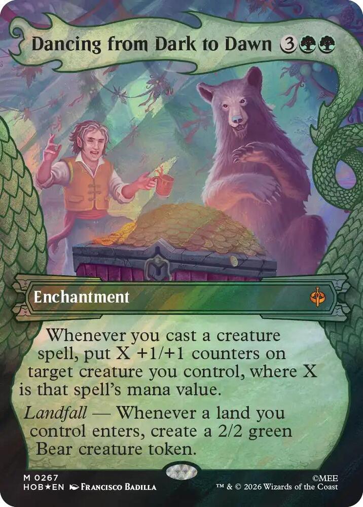 Dancing from Dark to Dawn (Showcase) (Surge Foil) 267 card from The Hobbit