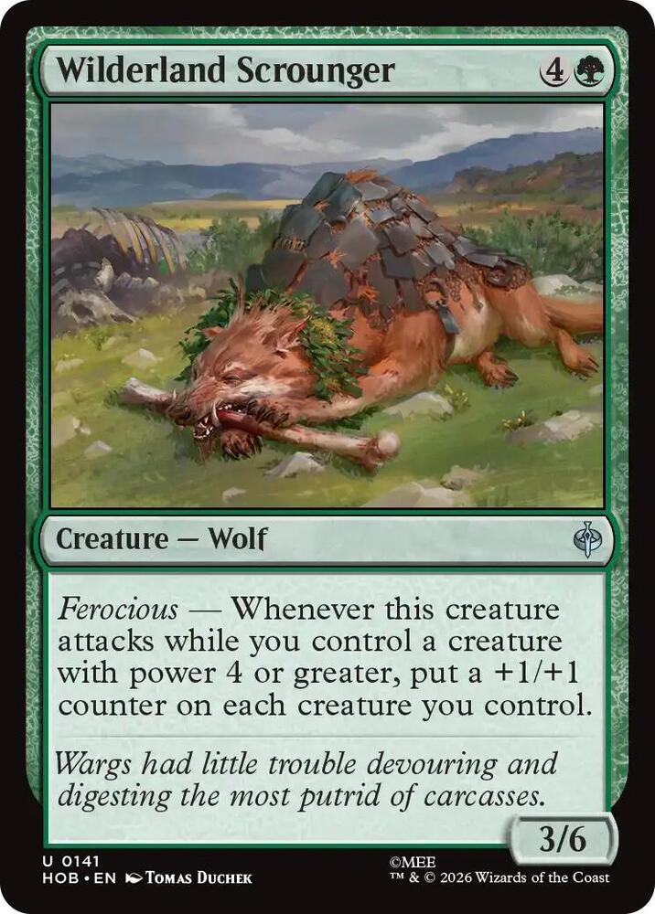 Wilderland Scrounger 141 card from The Hobbit