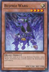 Bujingi Warg JOTL-EN081 card from Judgment of the Light