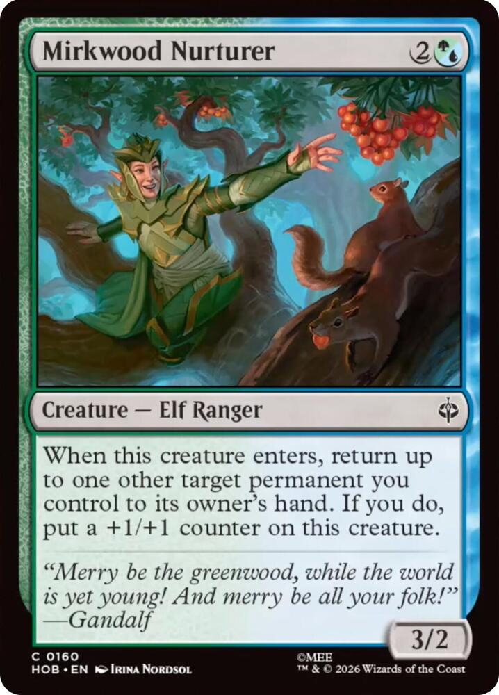 Mirkwood Nurturer 160 card from The Hobbit