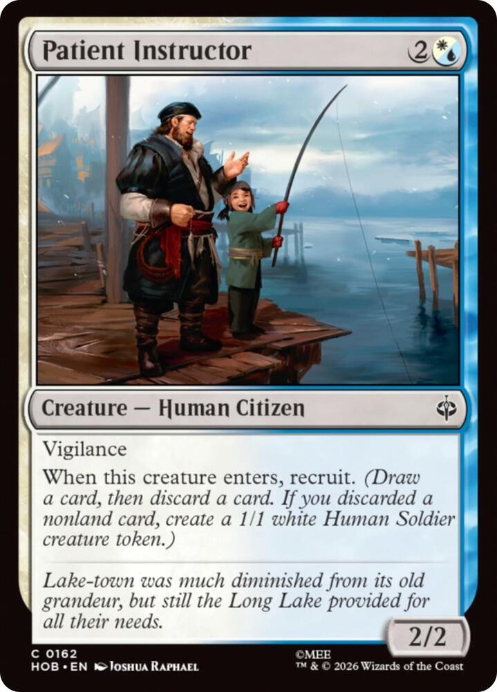 Patient Instructor 162 card from The Hobbit