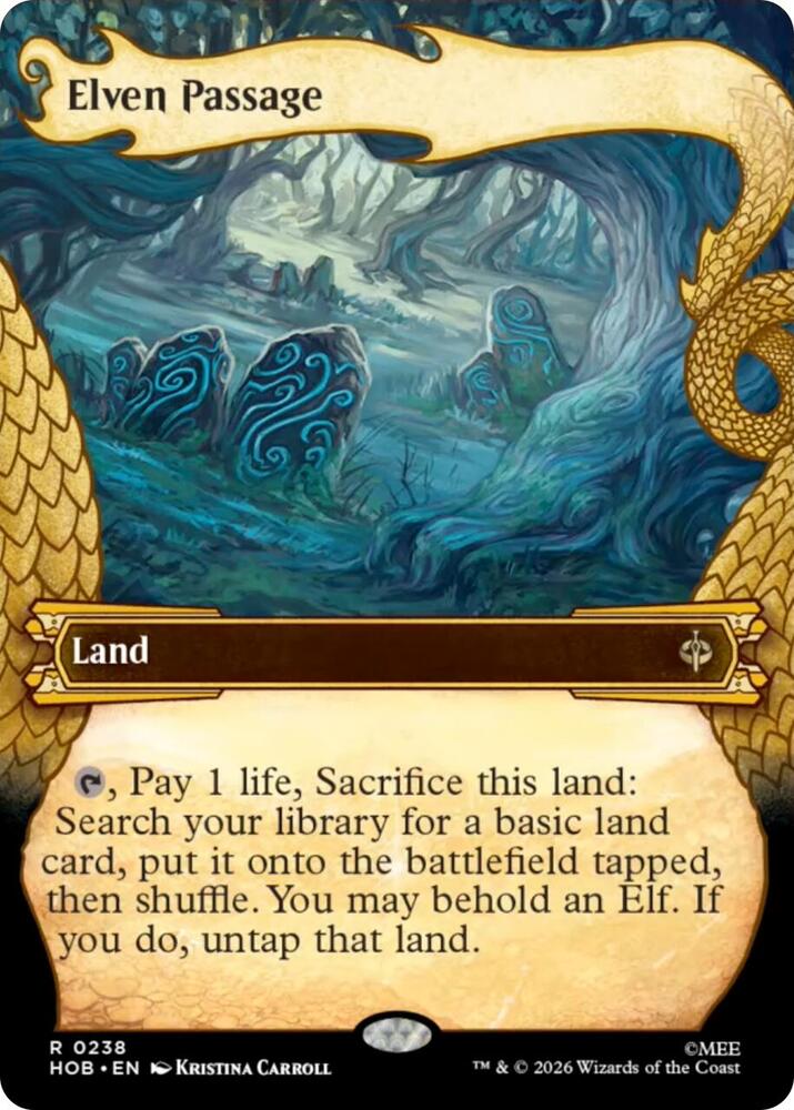 Elven Passage (Showcase) 238 card from The Hobbit