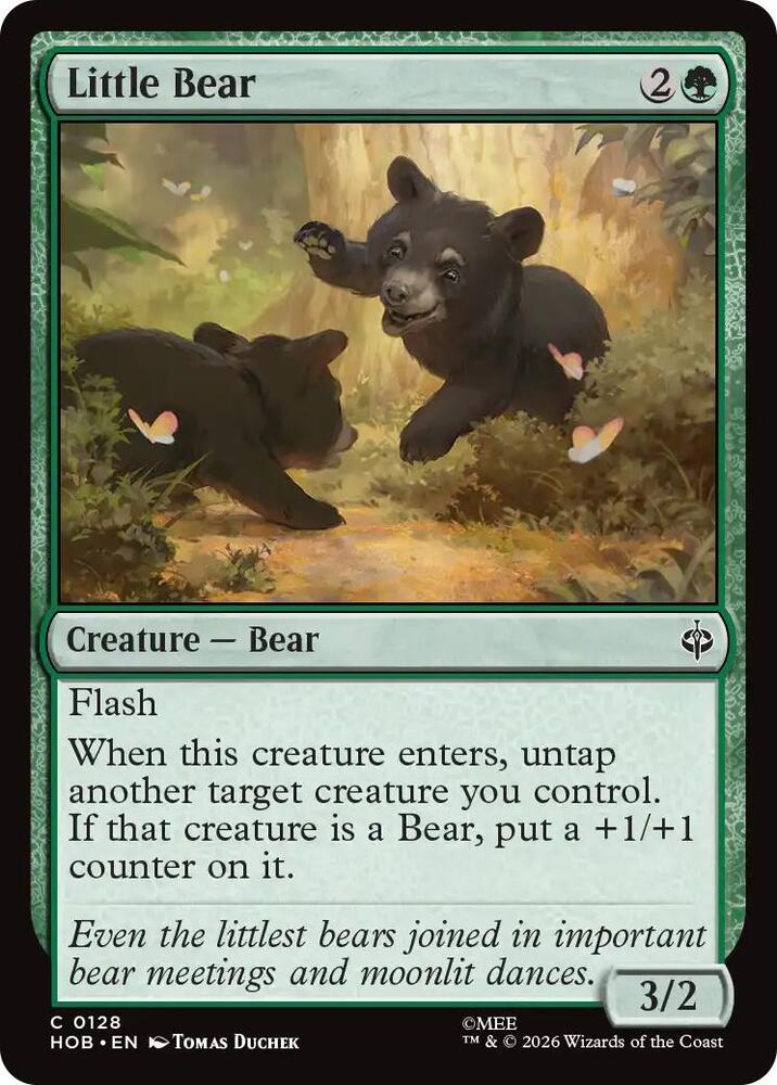 Little Bear 128 card from The Hobbit
