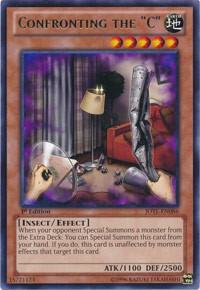 Confronting the "C" JOTL-EN086 card from Judgment of the Light