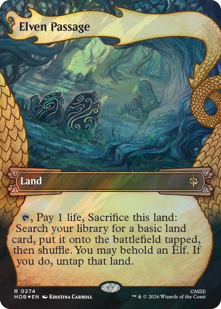 Elven Passage (Showcase) (Surge Foil) 274 card from The Hobbit