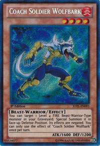 Coach Soldier Wolfbark JOTL-EN093 card from Judgment of the Light