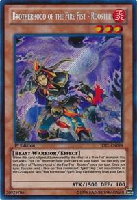 Brotherhood of the Fire Fist - Rooster JOTL-EN094 card from Judgment of the Light