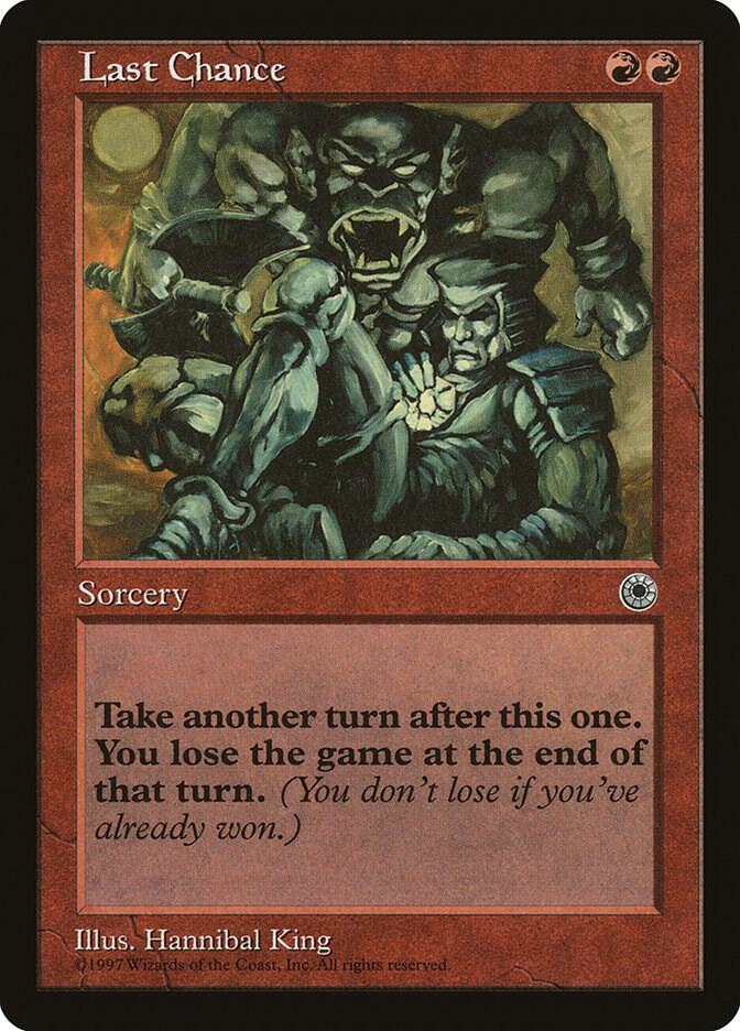 Last Chance card from Portal