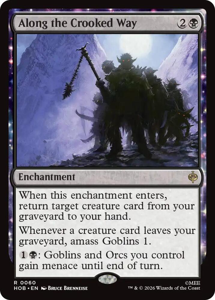 Along the Crooked Way 60 card from The Hobbit