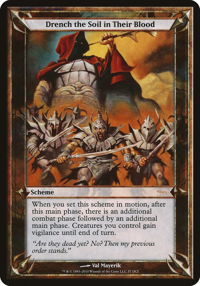 Drench the Soil in Their Blood (WPN & Gateway) card from Oversize Cards