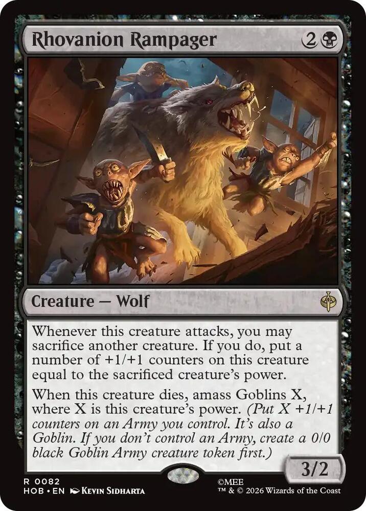 Rhovanion Rampager 82 card from The Hobbit