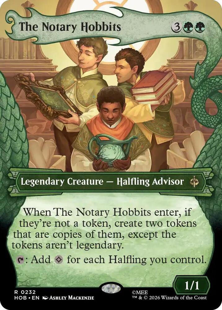 The Notary Hobbits (Showcase) 232 card from The Hobbit