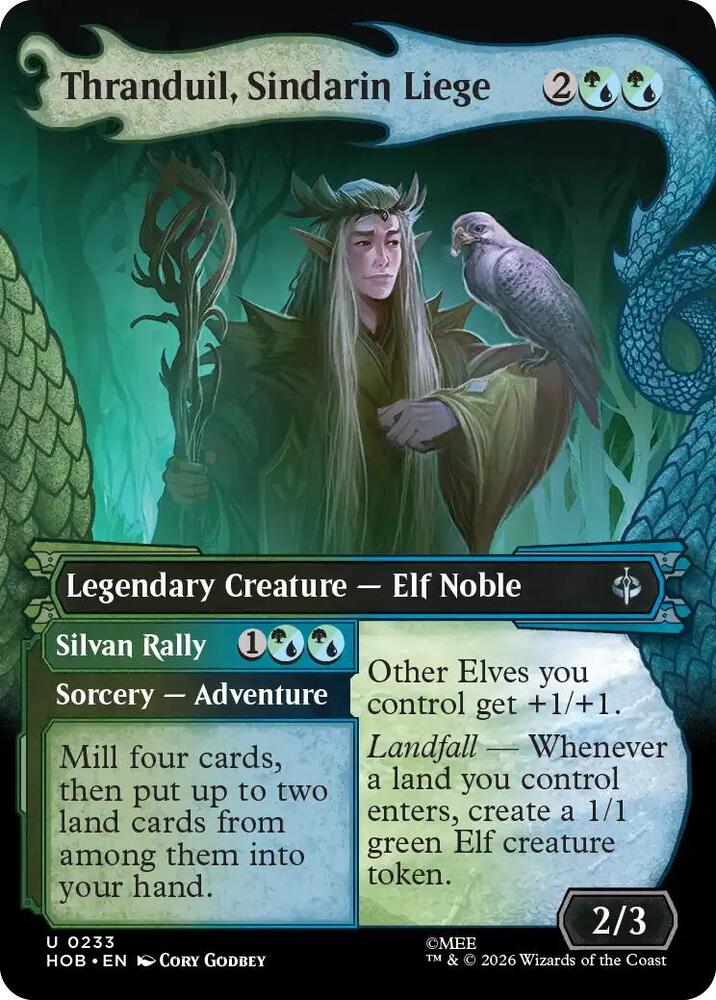 Thranduil, Sindarin Liege (Showcase) 233 card from The Hobbit
