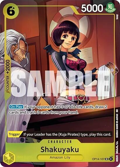 Shakuyaku (One Piece Card Game Illustration Box Vol. 7) OP14-107 card from One Piece Promotion Cards