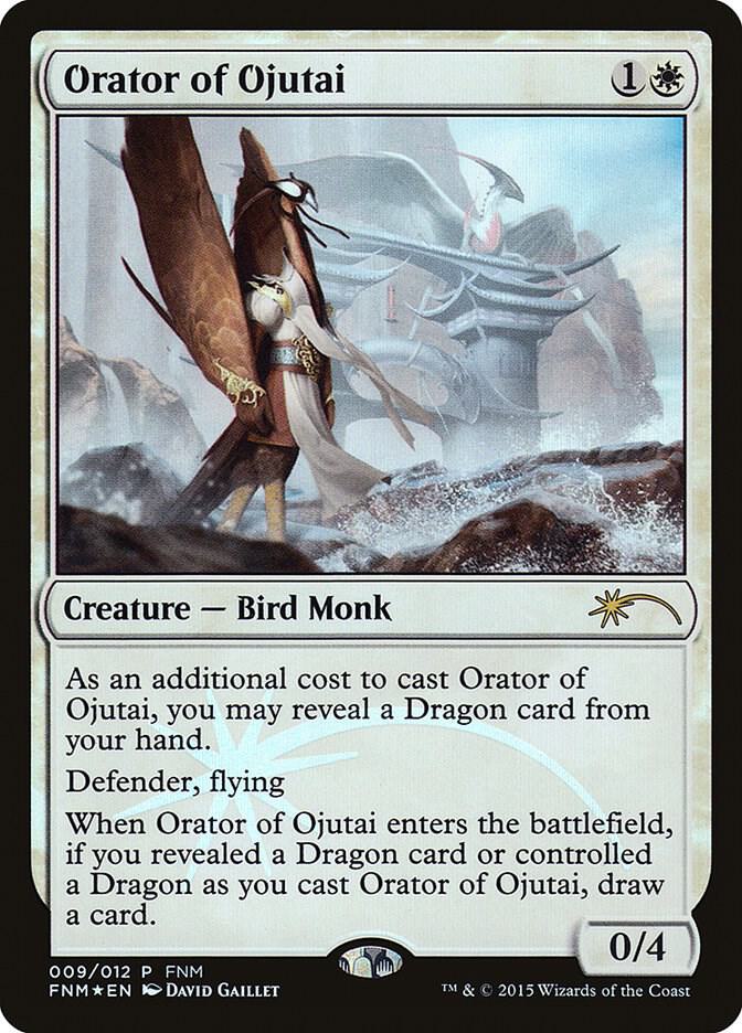 Orator of Ojutai 9 card from FNM Promos