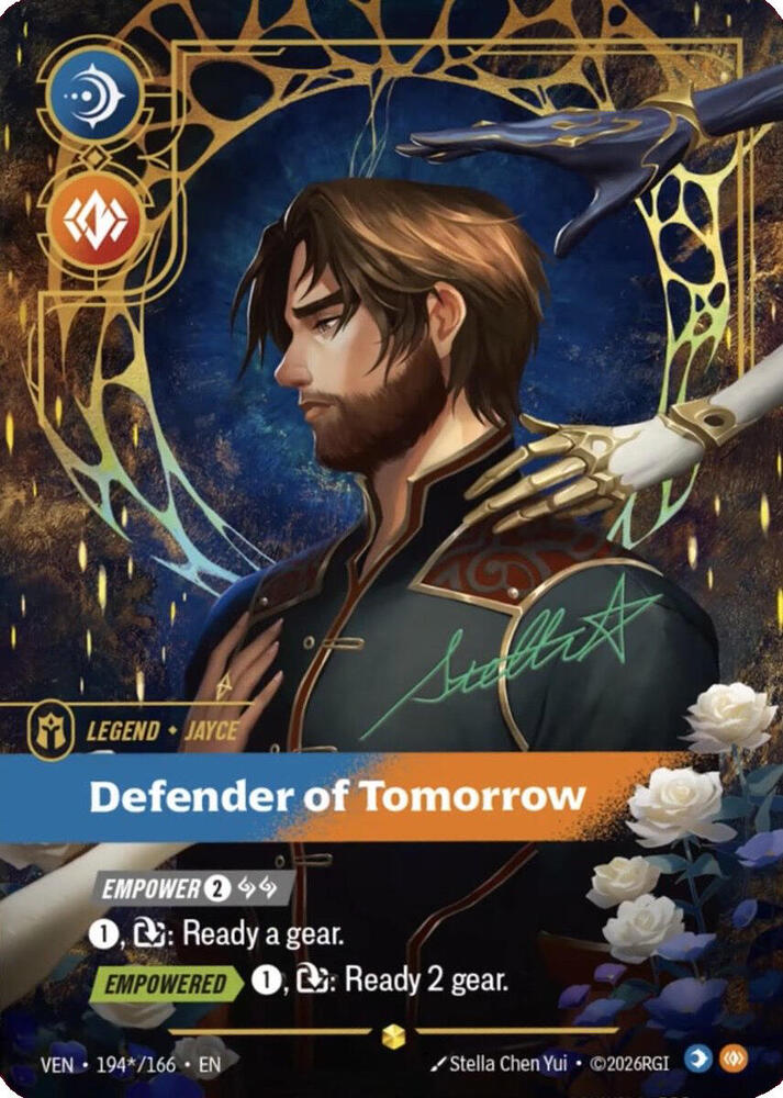 Jayce - Defender of Tomorrow (Signature) 194*/166 card from Vendetta