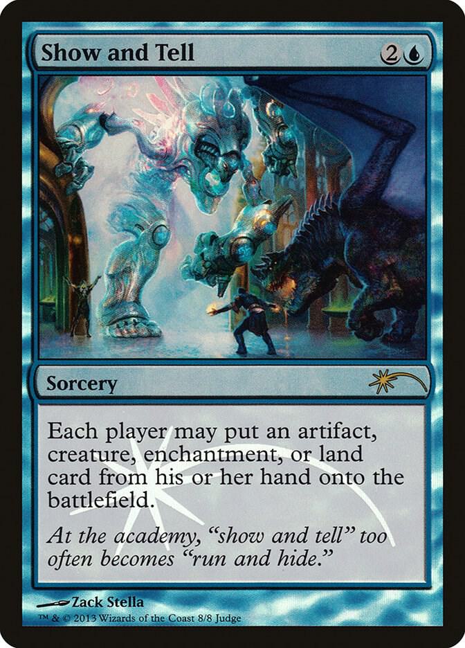Show and Tell 8 card from Judge Promos