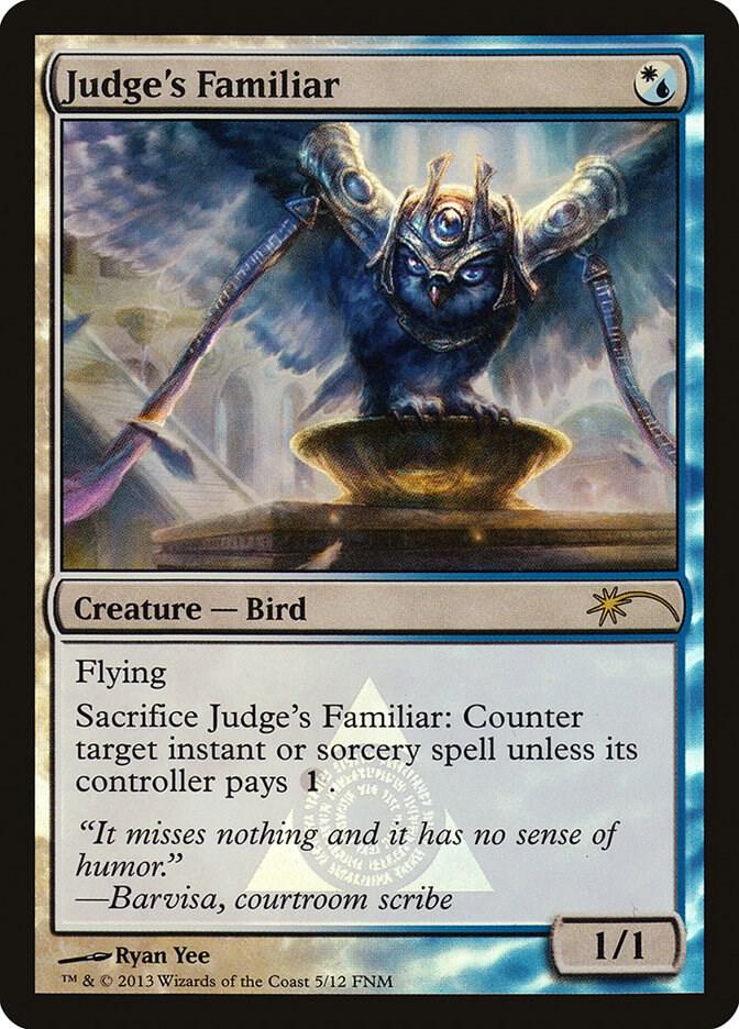 Judge's Familiar 5 card from FNM Promos