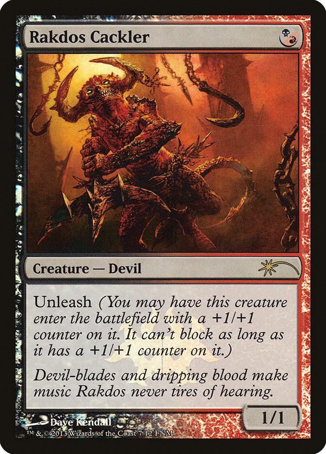 Rakdos Cackler 7 card from FNM Promos
