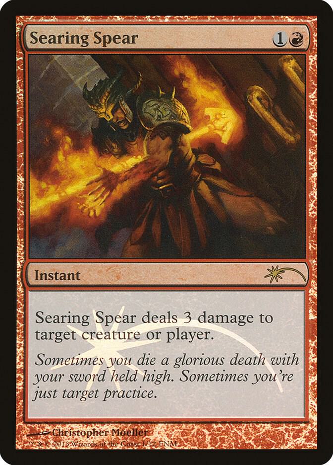 Searing Spear 1 card from FNM Promos