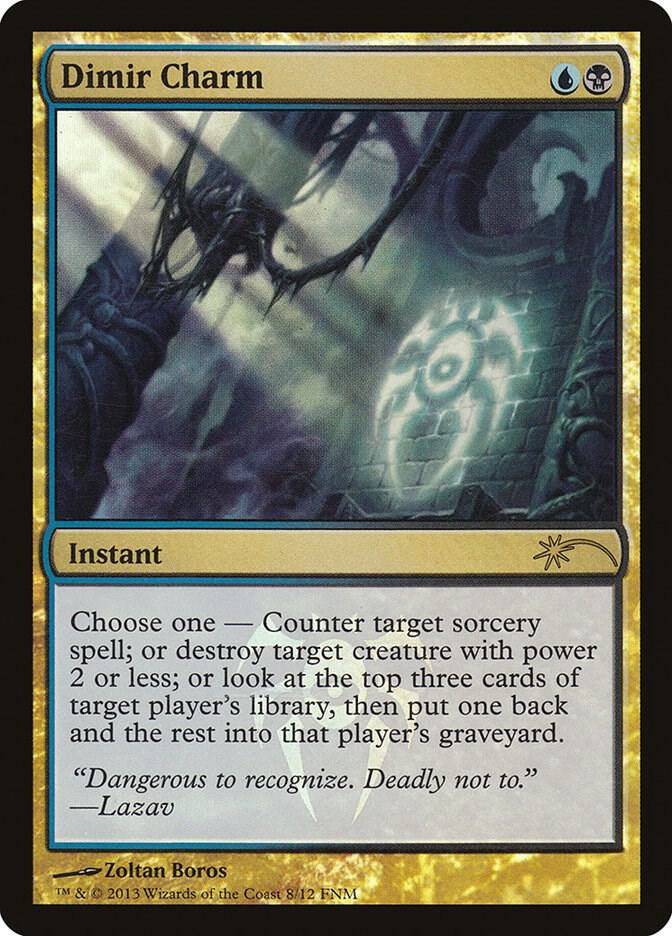 Dimir Charm 8 card from FNM Promos