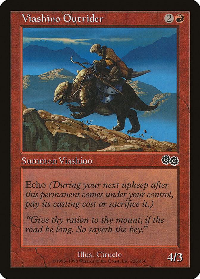 Viashino Outrider 223 card from Urza's Saga