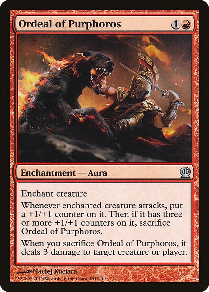 Ordeal of Purphoros 131 card from Theros