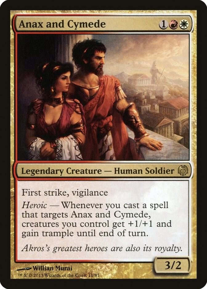 Anax and Cymede 11 card from Duel Decks: Heroes vs. Monsters