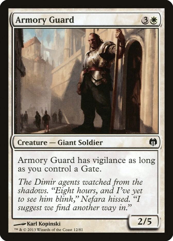 Armory Guard 12 card from Duel Decks: Heroes vs. Monsters