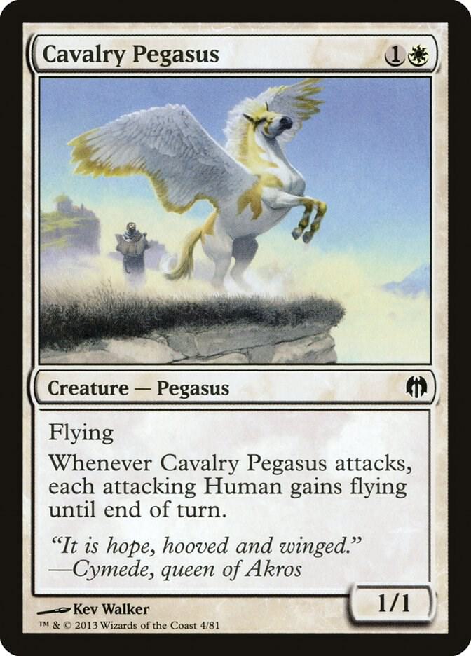 Cavalry Pegasus 4 card from Duel Decks: Heroes vs. Monsters