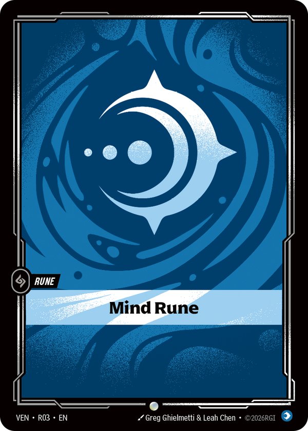 Mind Rune R03a card from Vendetta