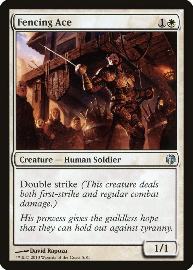 Fencing Ace 5 card from Duel Decks: Heroes vs. Monsters