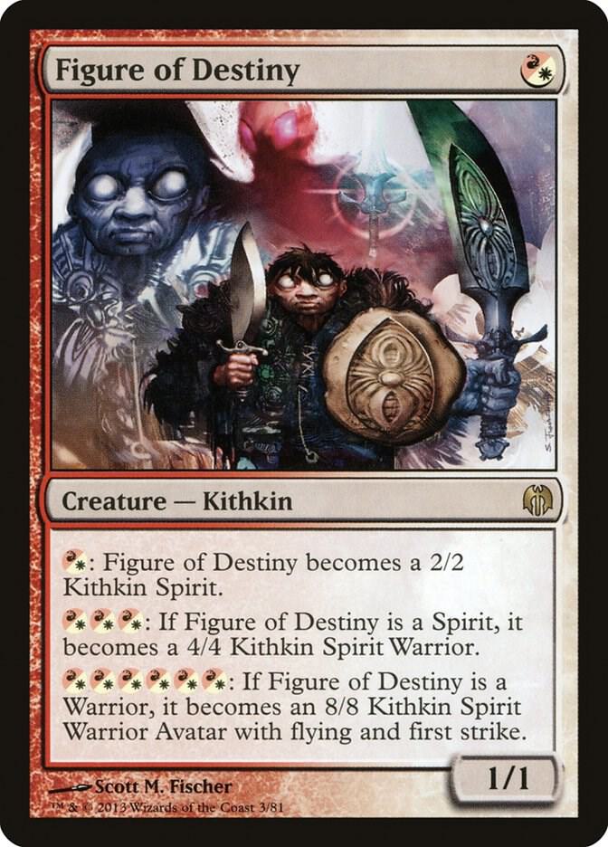 Figure of Destiny 3 card from Duel Decks: Heroes vs. Monsters