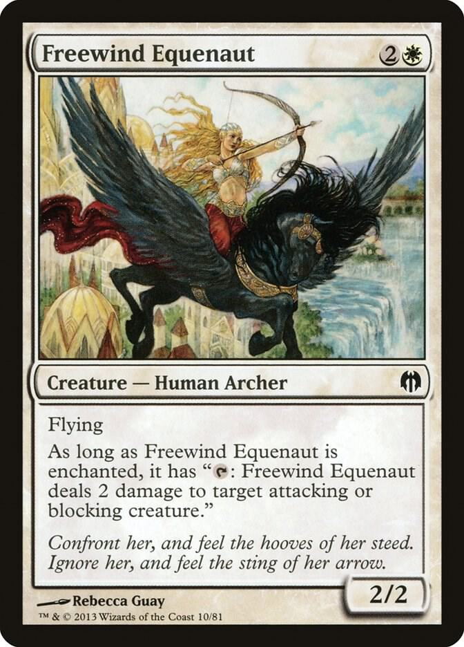 Freewind Equenaut 10 card from Duel Decks: Heroes vs. Monsters