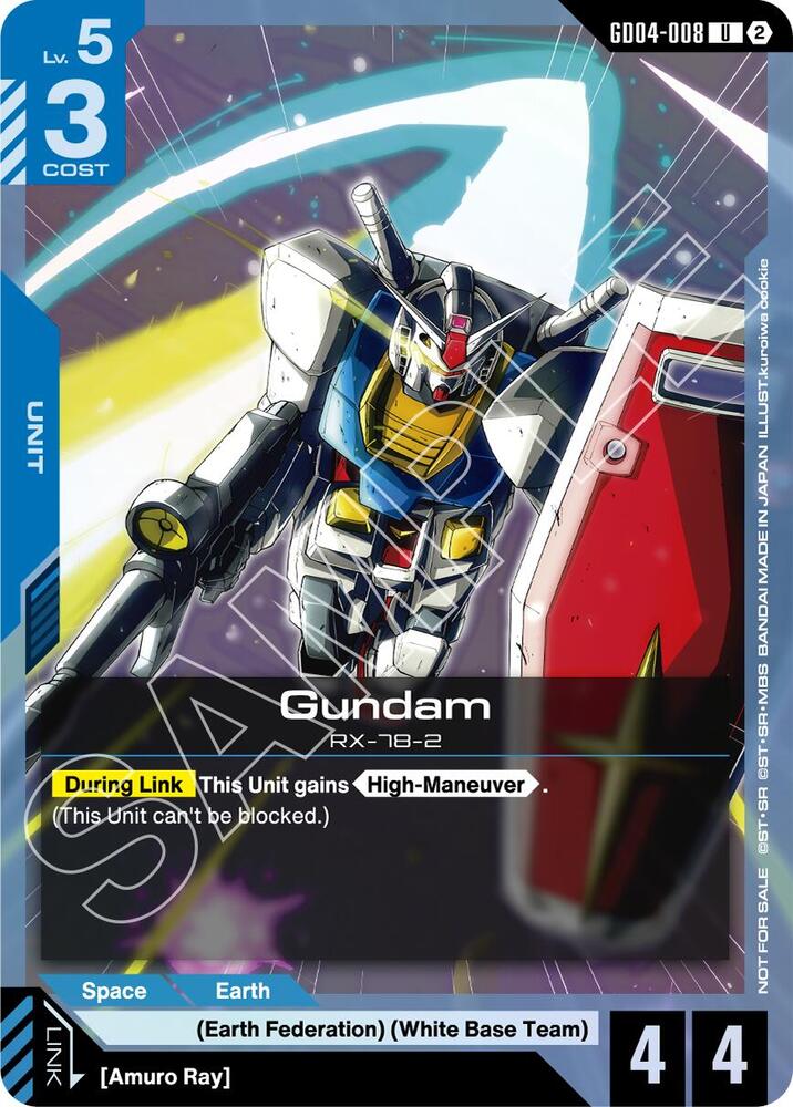 Gundam (WCS 26-27 Participation Pack Vol.2) GD04-008 card from Gundam Promotional Cards