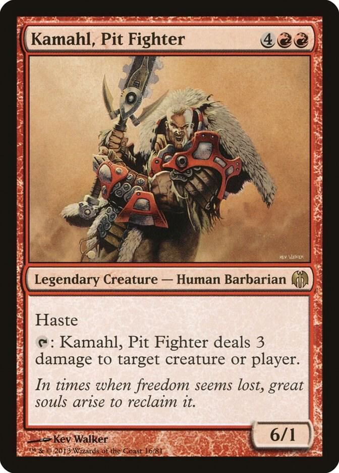Kamahl, Pit Fighter 16 card from Duel Decks: Heroes vs. Monsters