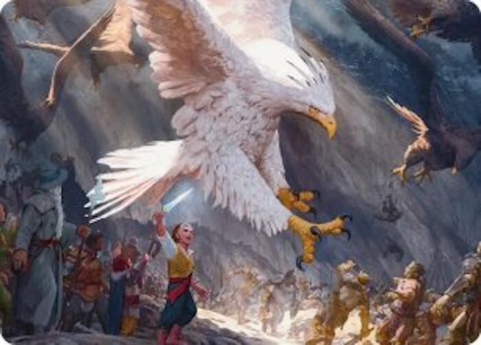The Eagles Are Coming! Art Card 3 card from Art Series: The Hobbit