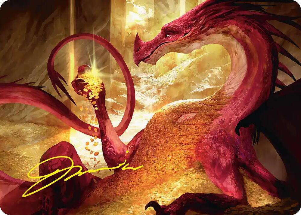 Gleaming Splendor Art Card (Gold-Stamped Signature) 4 card from Art Series: The Hobbit