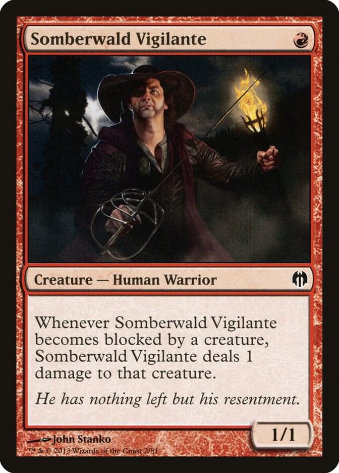 Somberwald Vigilante 2 card from Duel Decks: Heroes vs. Monsters